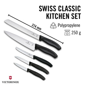 Victorinox Swiss Classic tomato and table knife with wavy edge for even slices