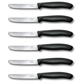 Victorinox Swiss Classic six-piece tomato and table knife set for everyday dining.