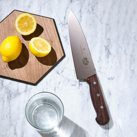 Victorinox Wood 8-Inch Chef's Knife handle for comfort and balance