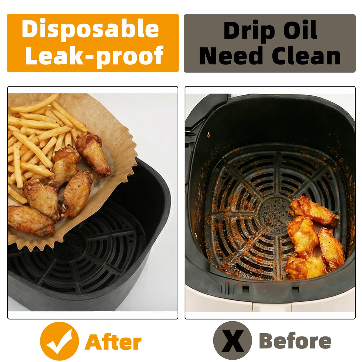 victoyaw Ninja Crispi liners withstand heat up to 450F for versatile cooking
