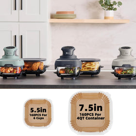 victoyaw Ninja Crispi liners non-stick surface for easy food release