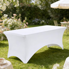 VidaFete Spandex Tablecloth stays crisp with machine washing.