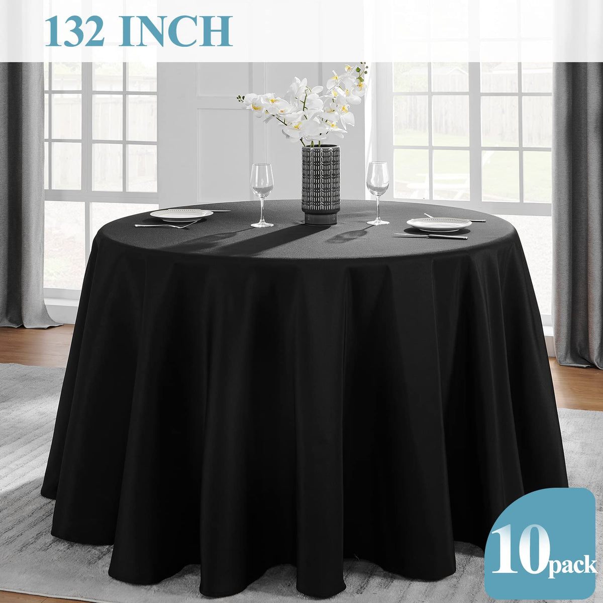 VidaFete versatile tablecloth suitable for indoor and outdoor events.