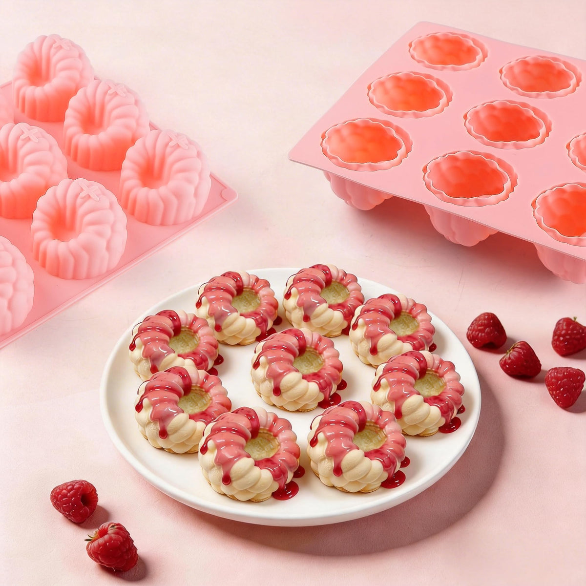Vidotim non-stick silicone mold cleans quickly after crafting treats