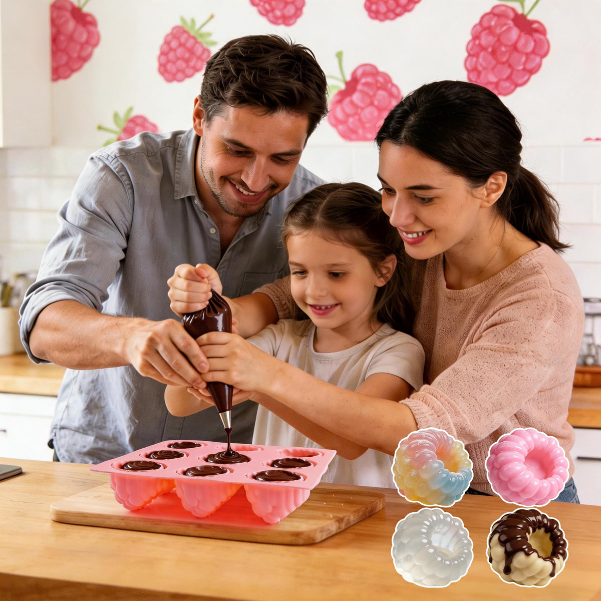 Vidotim two-pack helps create festive raspberry desserts for events