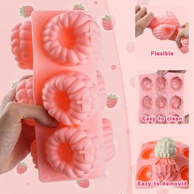Close-up of Vidotim mold showing flexible silicone for creative treats