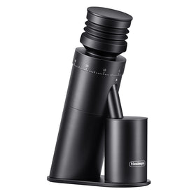 Viesimple Gen4 coffee grinder body shows durable aluminum build for home use.
