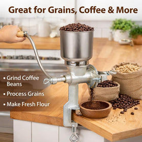 Vietora Eud multi grain processing handles wheat oats barley nuts seeds and coffee beans.