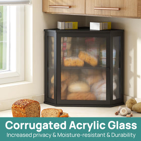 Viewcare corner design helps maximize counter space in small kitchens