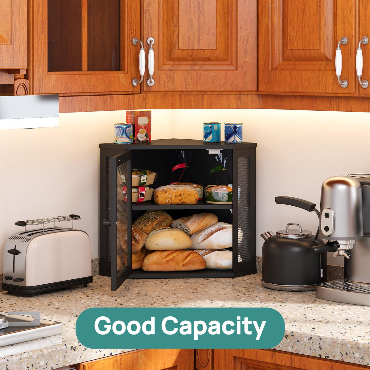 Viewcare two-layer design supports multiple bread varieties and baked goods