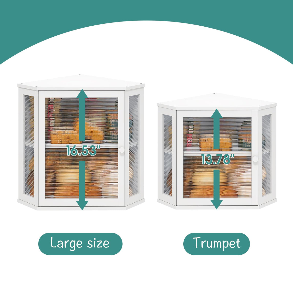 Viewcare bread box easy-clean surface ready for quick maintenance