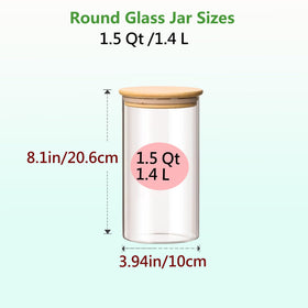 VIEWELLD clear borosilicate glass shows contents at a glance.