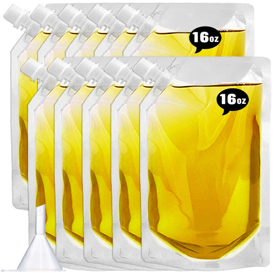 Vignee 16oz cruise flask kit front view, compact travel-ready storage