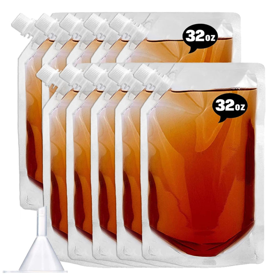 Vignee cruise flask 32oz set with funnel for easy refills during travel.