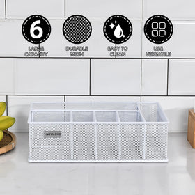 VIKEYHOME napkin-compartment keeps napkins neat at parties.