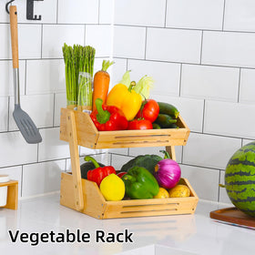 VIKEYHOME assembly video guide for quick setup of the fruit basket.