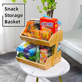 VIKEYHOME durable bamboo design ideal for kitchen counter organization.