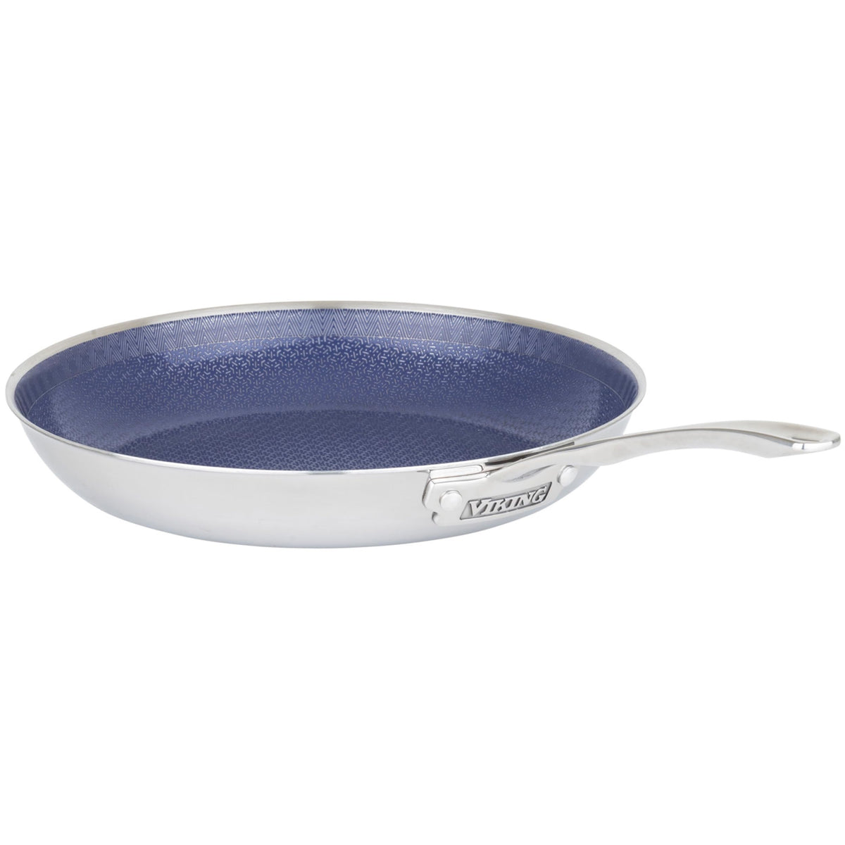 Viking Hybrid Plus 12-inch pan exterior view showing induction-ready durability