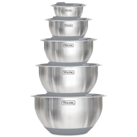 Viking mixing bowl 20oz with lid showing smooth interior and sturdy build for precise prep