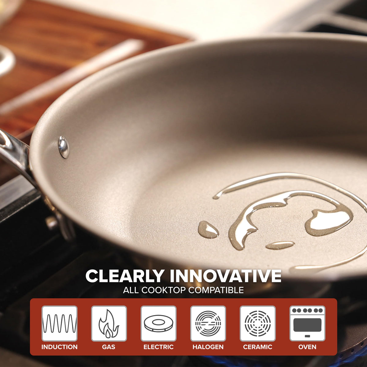 Viking PureGlide Pro cleanup ease signals quick wiping and low maintenance.