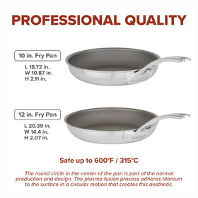 Viking PureGlide Pro egg release emphasizes easy food release.