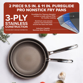 Viking PureGlide Pro handle closeup with ergonomic grip.