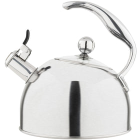 Viking tea kettle with glass lid monitoring boiling water for precise timing
