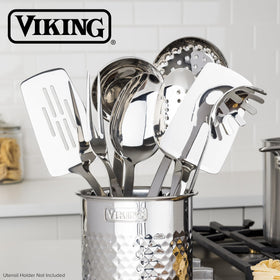 Viking deep ladle for serving soup and stew easily