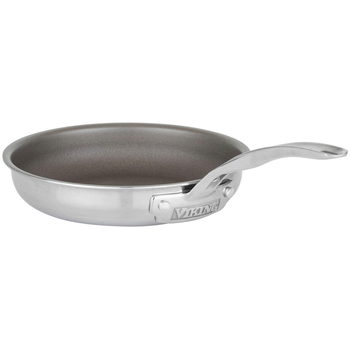 Viking PureGlide Pro 3-Ply frying pan front view, induction-ready and versatile