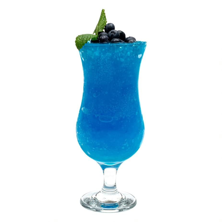 Vikko hurricane glasses set of 4 with sturdy stems for stable sipping