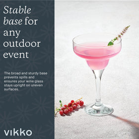 Crystal-clear clarity enhances festive bar display with Vikko.