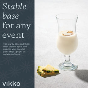 Vikko pina colada glasses four-piece set ideal for sharing