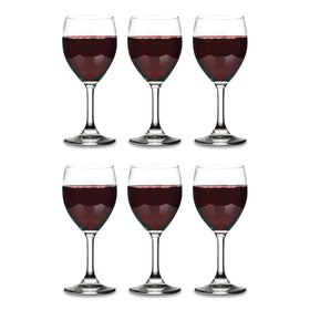 Vikko wine glasses 11.5-ounce set of six for red or white wine.