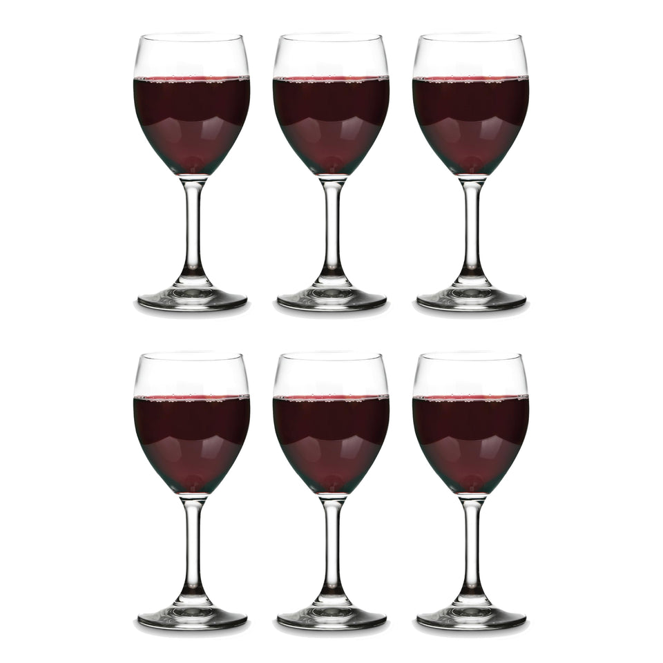 Vikko wine glasses 11.5-ounce set of six for red or white wine.