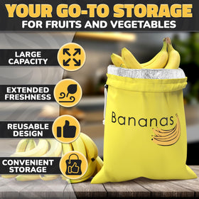 VIKROM banana bag with drawstring closure for easy packing