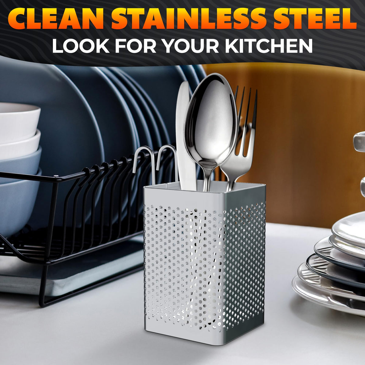 VIKROM dishwasher chopstick basket rust resistance ensures long-lasting use.