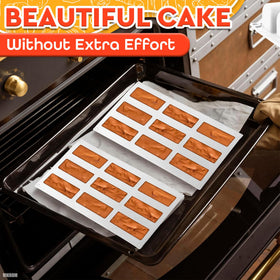 VIKROM twinkie mold cylindrical pan with baked logs on display