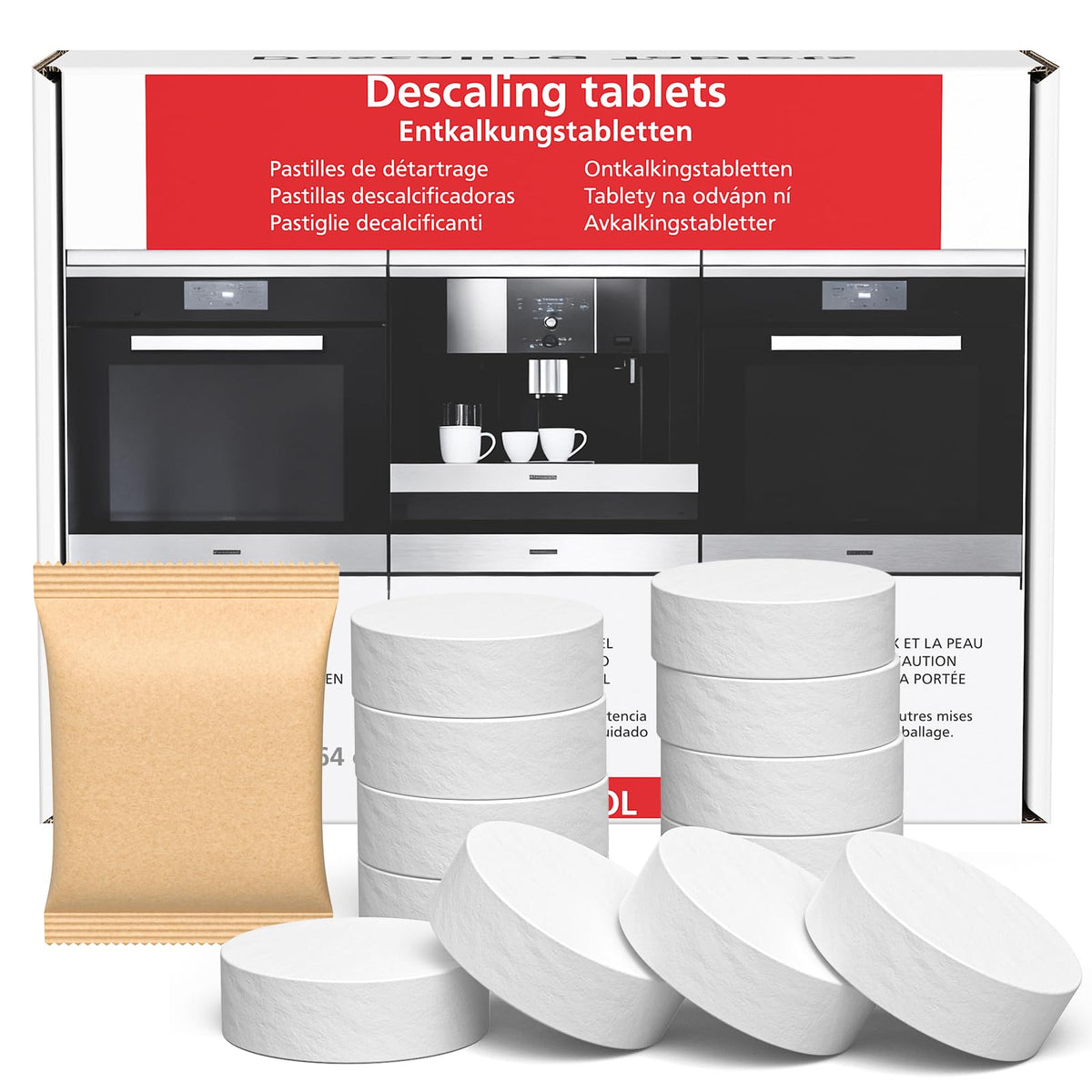 VILLAPOOL descaling tablets pack keeps multiple appliances maintained and running smoothly.