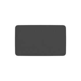 Villeroy and Boch Manufacture Rock rectangle plate with matte black finish, ideal for modern presentations.