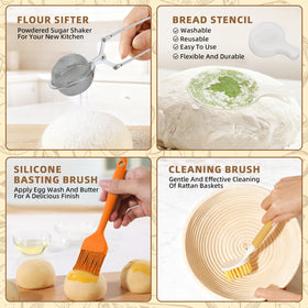 VIMERPA silicone bread sling enables safe dough transfer to bakeware.