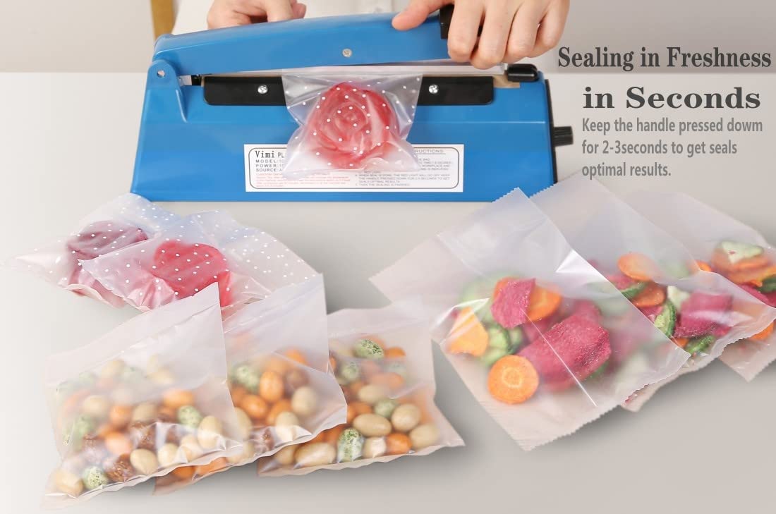 Extra replaceable grip element for longer seal life with VIMI sealer.