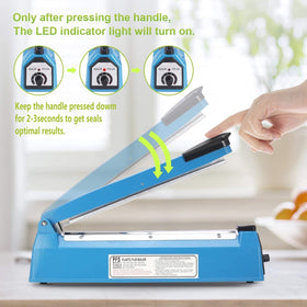Built‑in fuse ensuring safe operation during sealing tasks.
