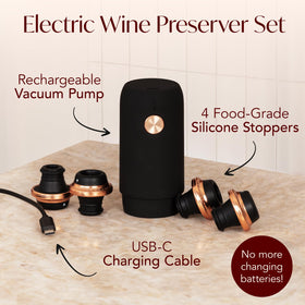 VIN FRESCO all-in-one preservation kit for quick sealing and storage