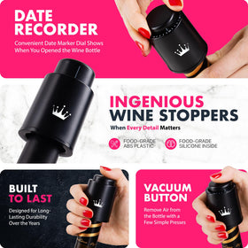 VINABON WineGuide eBook included for wine storage tips