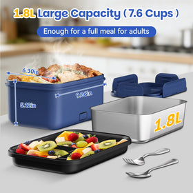 Vingud lunch box dishwasher-safe interior simplifies cleanup after meals.