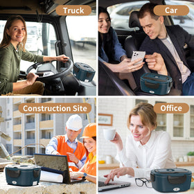 Vingud electric lunch box makes a gift-ready option for on-the-go meals.