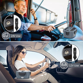 Vingud electric lunch box 1.5L container shown for large portions.