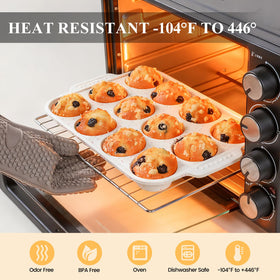 Vinino dishwasher-safe pan for quick cleanup after baking.