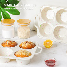 Vinino dishwasher-safe muffin pan for easy cleanup