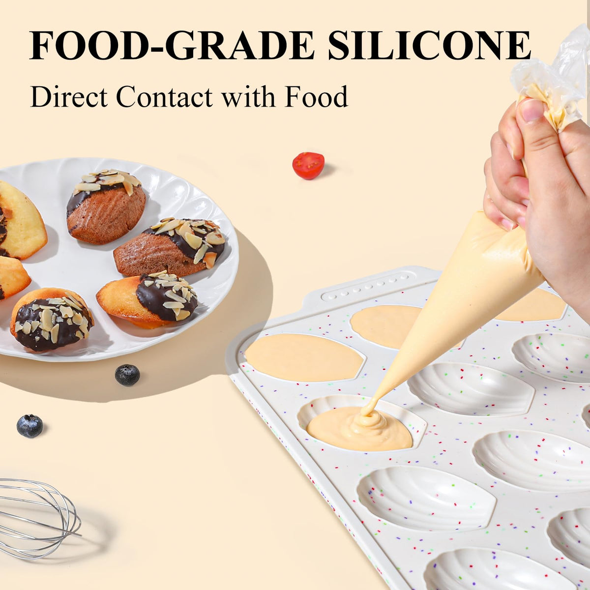 Vinino oven-safe pan withstands wide heat range for versatility.